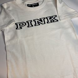 Pink T-shirt comes in women’s and little girls size and infants