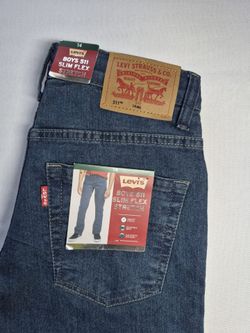 Levi's 511 Slim Flex Stretch Boys Jeans Size 14