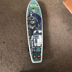 1999 Retro Star Wars Skinny Skate Board