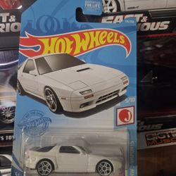 Hot Wheels 176/250 J-Imports 5/10 White '89 Mazda Savanna RX-7 FC3S