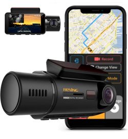 Brand new Rexing V3 Dual Camera Front and Inside Cabin Full HD 1080p with WiFi and Built-in GPS