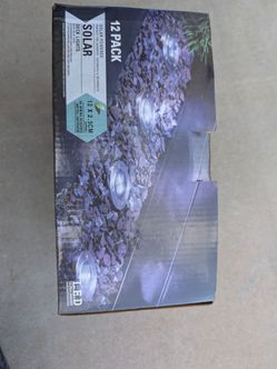 12 packs Solar deck lights