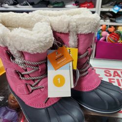 New Snow Boots Size 1