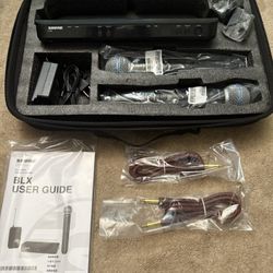 Shure BLX288 w/2 Beta58a Handheld Wireless Microphone System NEW