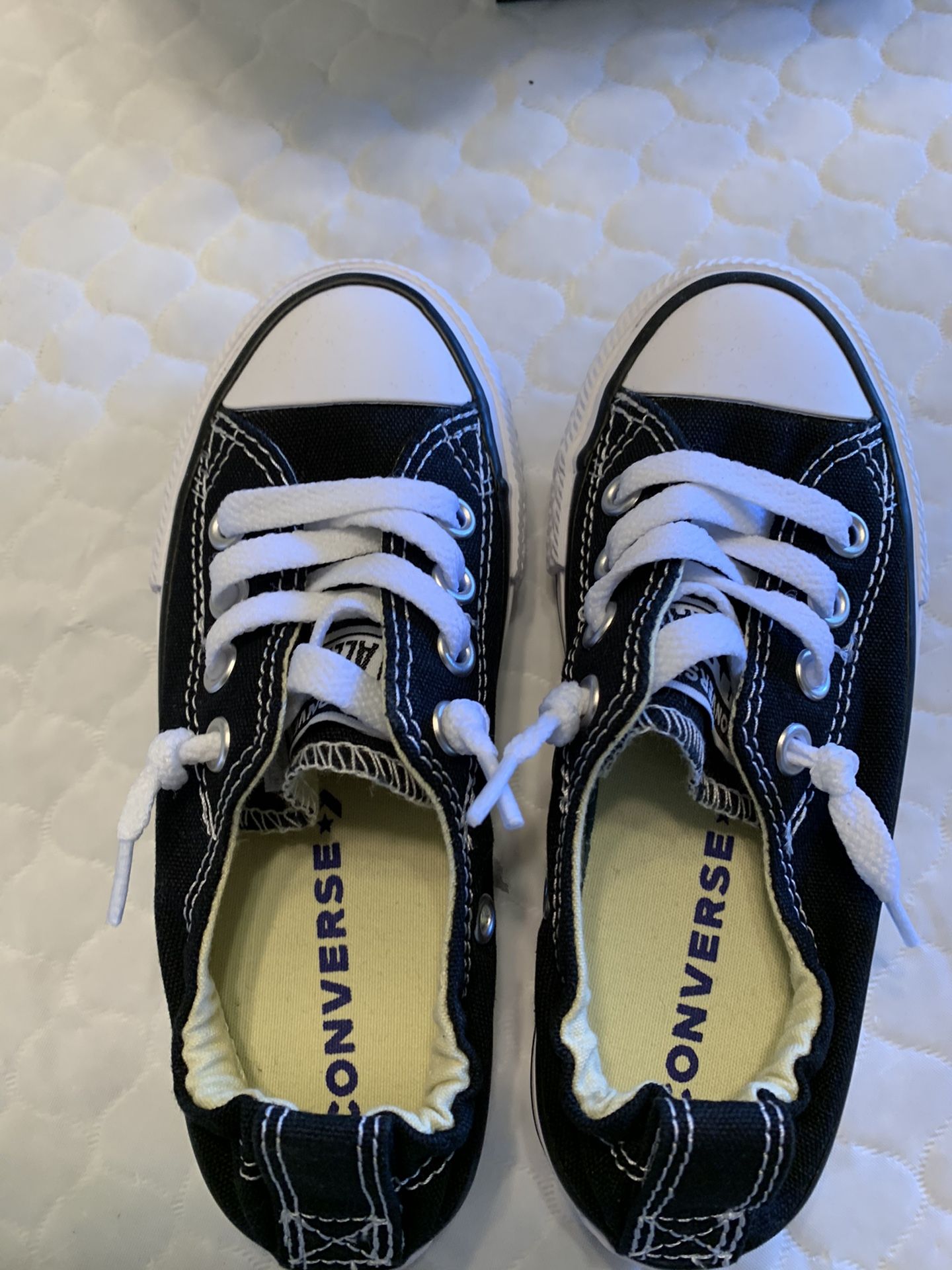 Girls new slip on converse size 11 kids