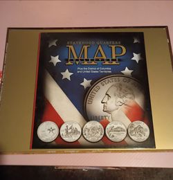 Quarters USA and Territories. Uncirculated. Full book. Pick up only