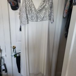 White/Silver Dress