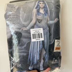 Emily Corpse Bride Adult Costume Size Small/ Halloween Costume