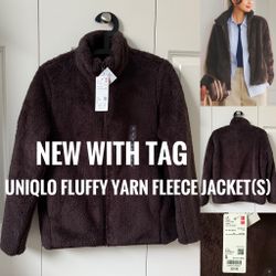 New Uniqlo Fluffy Yarn Fleece Jacket (S)