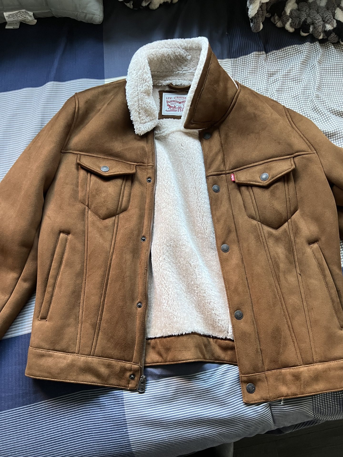 Levi’s Relaxed Fit Faux Sherling Trucker Jacket