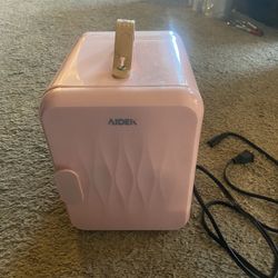 Pink Mini fridge 
