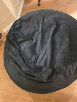 Velvet bean bag