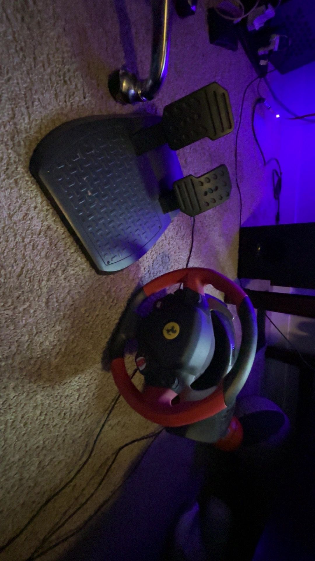 Xbox Wheel And Pedals, Negotiable Price 