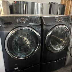 🧺✨ Samsung Washer & Electric Dryer Set with 🧺✨ Samsung Washer & Electric Dryer Set with Pedestals ✨🧺 