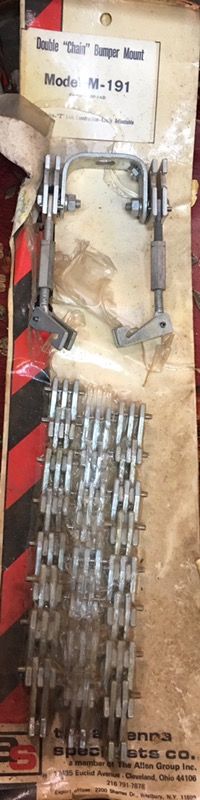 M-191 Double chain bumper mount for whip antenna