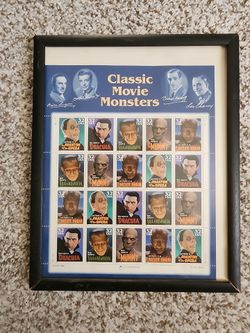 Universal Monster Stamps Full Sheet
