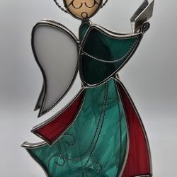 Stained Glass Christmas Angel 