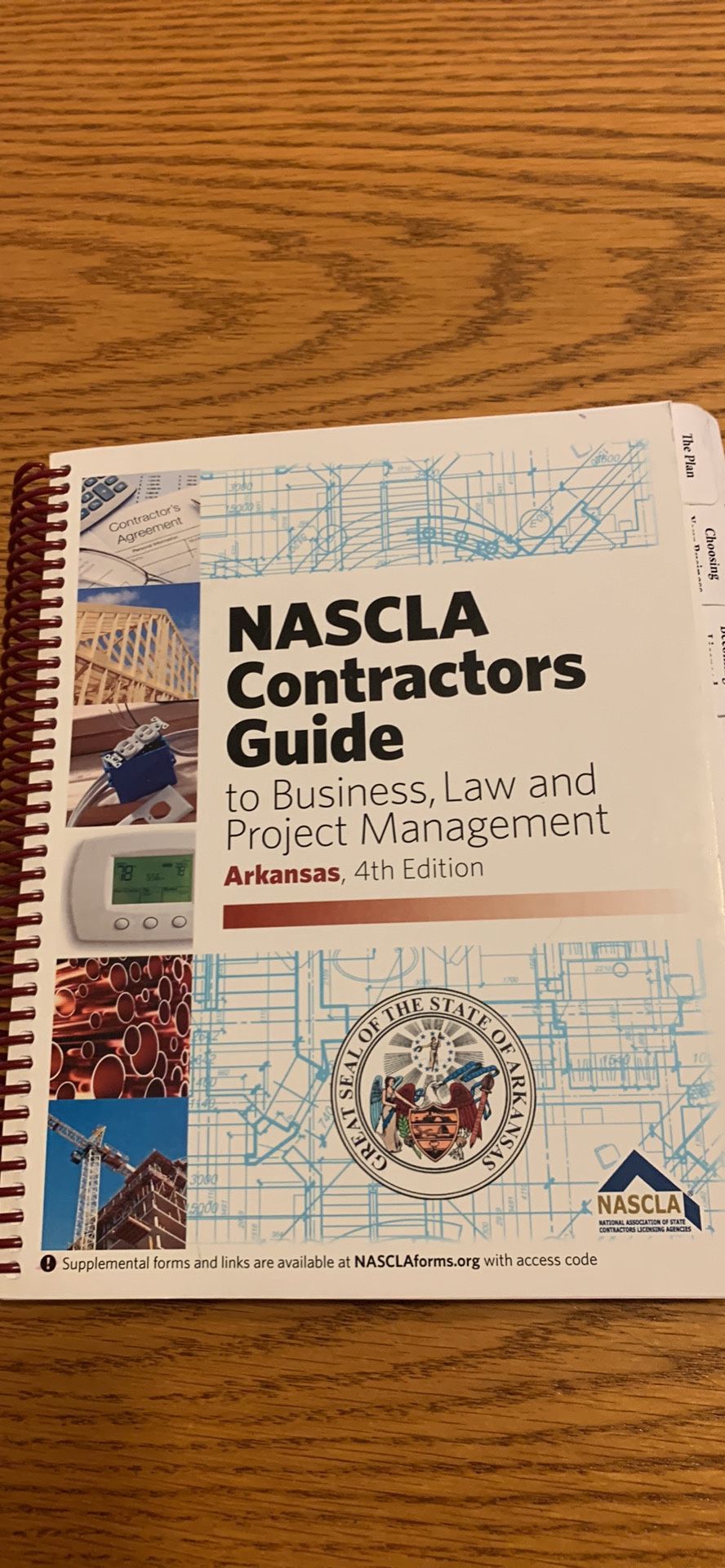 ARKANSAS NASCLA Contractors Guide to Business, Law & Project Management 4th ED.