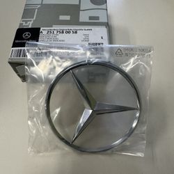 Mercedes-Benz Trunk Star Emblem A(contact info removed) OEM Rear Badge Genuine