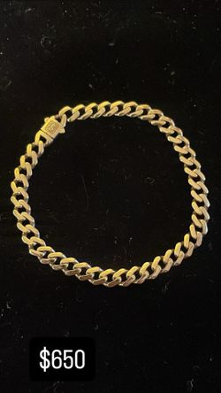 10k Hollow Cuban Bracelet