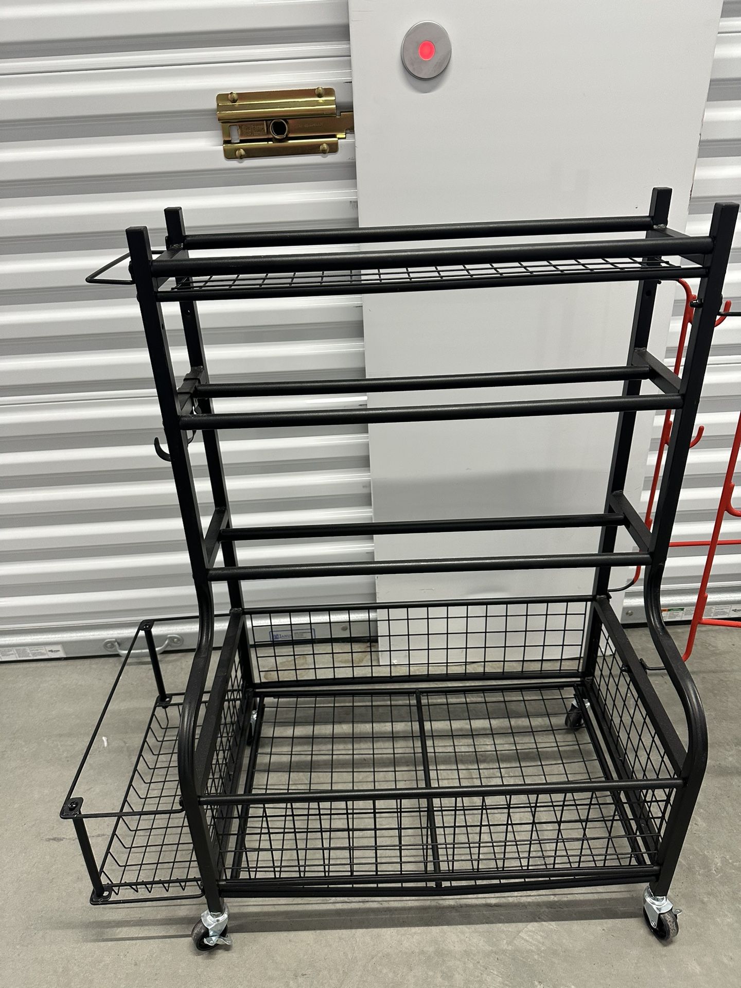 Gym Equipment Storage Rack