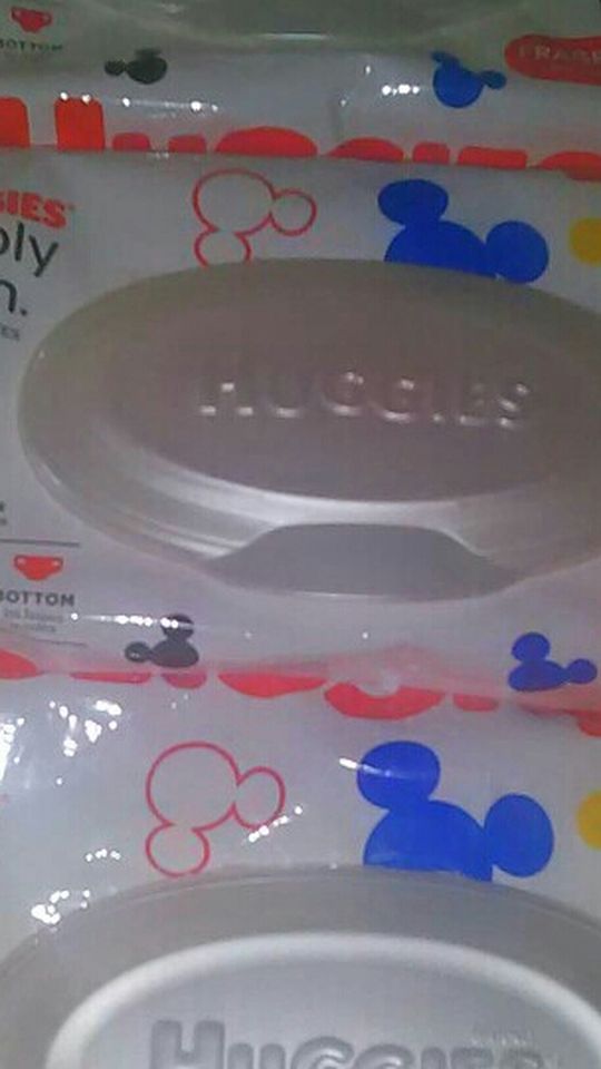 (6) Pks. Huggies Baby Wipes!