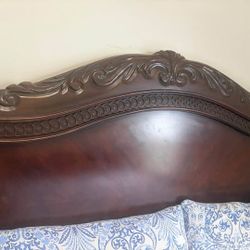 Solid Queen Bed - Great Condition
