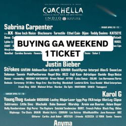 Buying Coachella Weekend 1 GA Ticket 2026