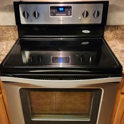 Stainless Steel Whirlpool 30-inch Electric Glass Top Stove 