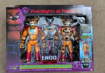 Five Nightys At Freddy's Endo Series Glamrock Freddy & Shattered Glamrock Freddy