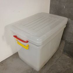 2 Large Storage Bin With Wheels