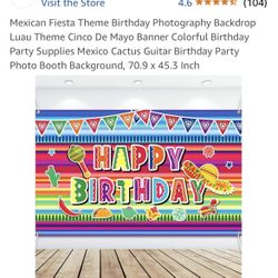 Fiesta Birthday Party Supplies