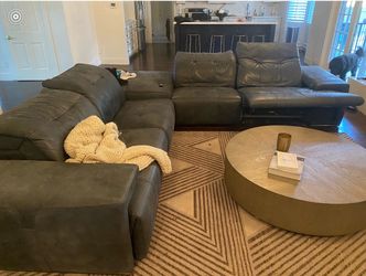 Leather sofas