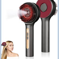 New-Electric Scalp Massager, 3-in-1 Hair Oil Applicator with Nano Mist, IPX7 Waterproof Scalp Scrubber, Portable Head Massager Scalp Brush for Home & 