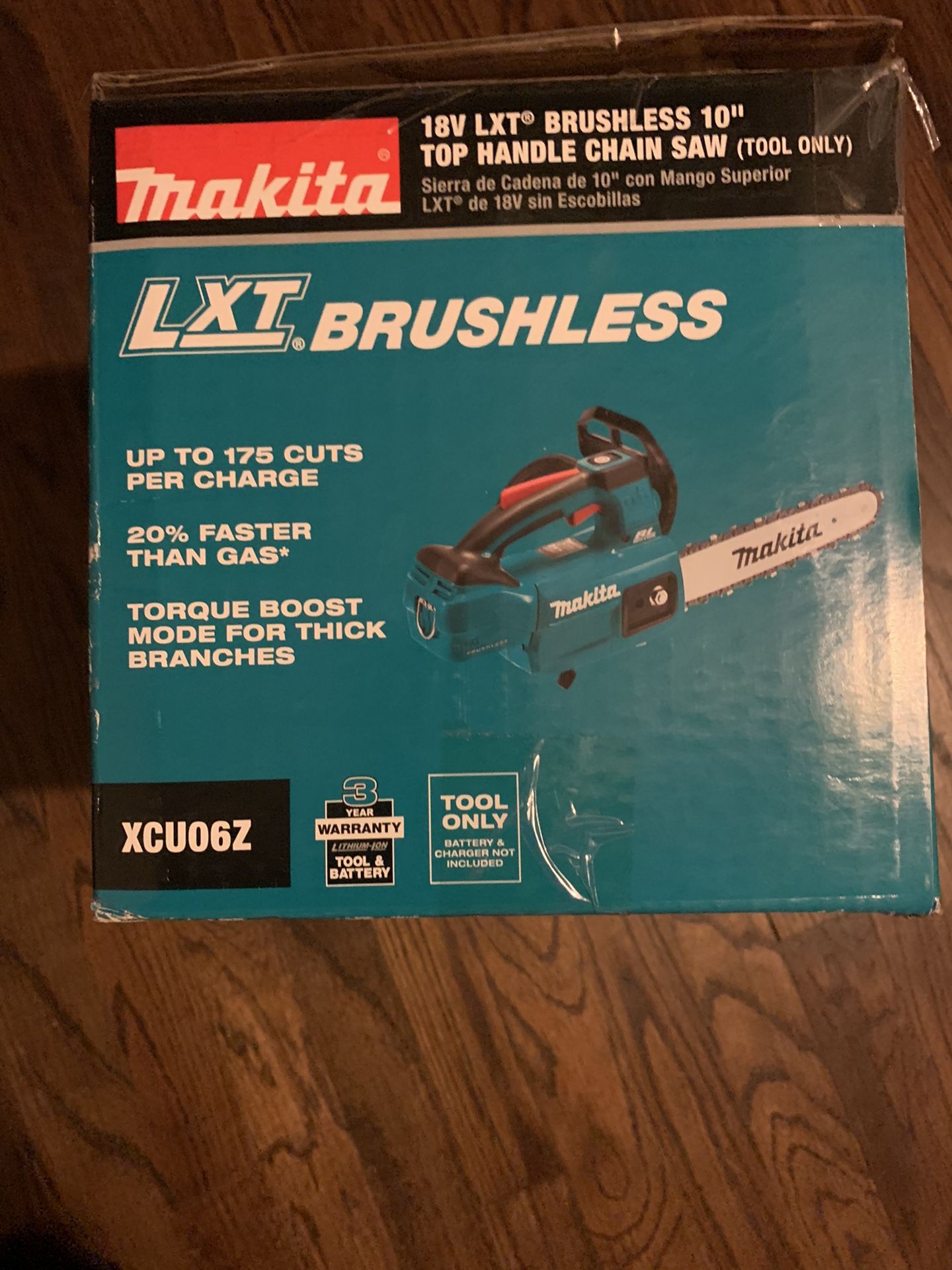 Makita 18LXT Brushless 10” Top Handle Chain Saw “Tool only”