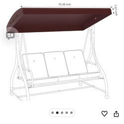 Swing Canopy Replacement - $25