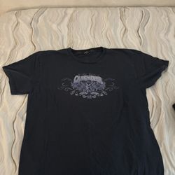Quicksilver Blue Skull Tee 