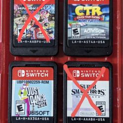 Nintendo Switch Games (SOLD INDIVIDUALLY) 