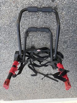 Bell Cantilever 200 trunk-mounted bicycle rack designed to carry up to two bikes.