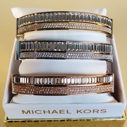 New Michael Kors Women's Bedazzled Bracelets 