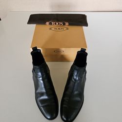 Tod's Leather Chelsea Ankle Boots 
