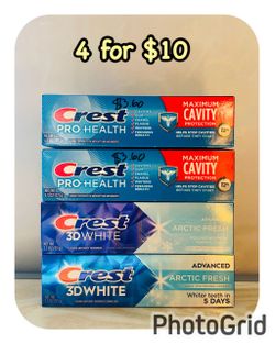 Crest toothpaste Bundle