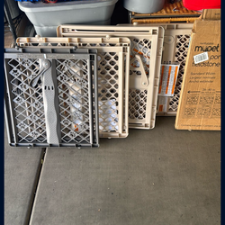 4 Brand New Adjustable Pet Gate / Baby Gate - Fits Openings 26”-42” / $35 OBO and gvme you offer