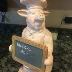 Kitchen Pig with chalkboard