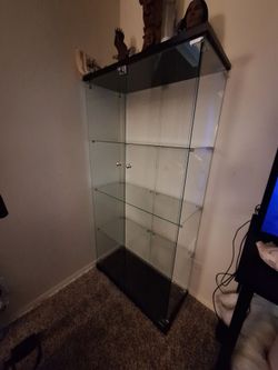 2 Curio glass Cabinets