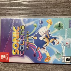 Nintendo Switch Sonic Colors Ultimate 