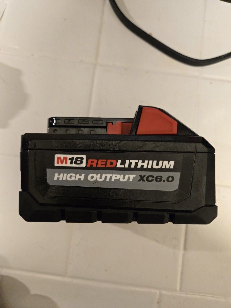 Milwaukee M18 battery 6.0