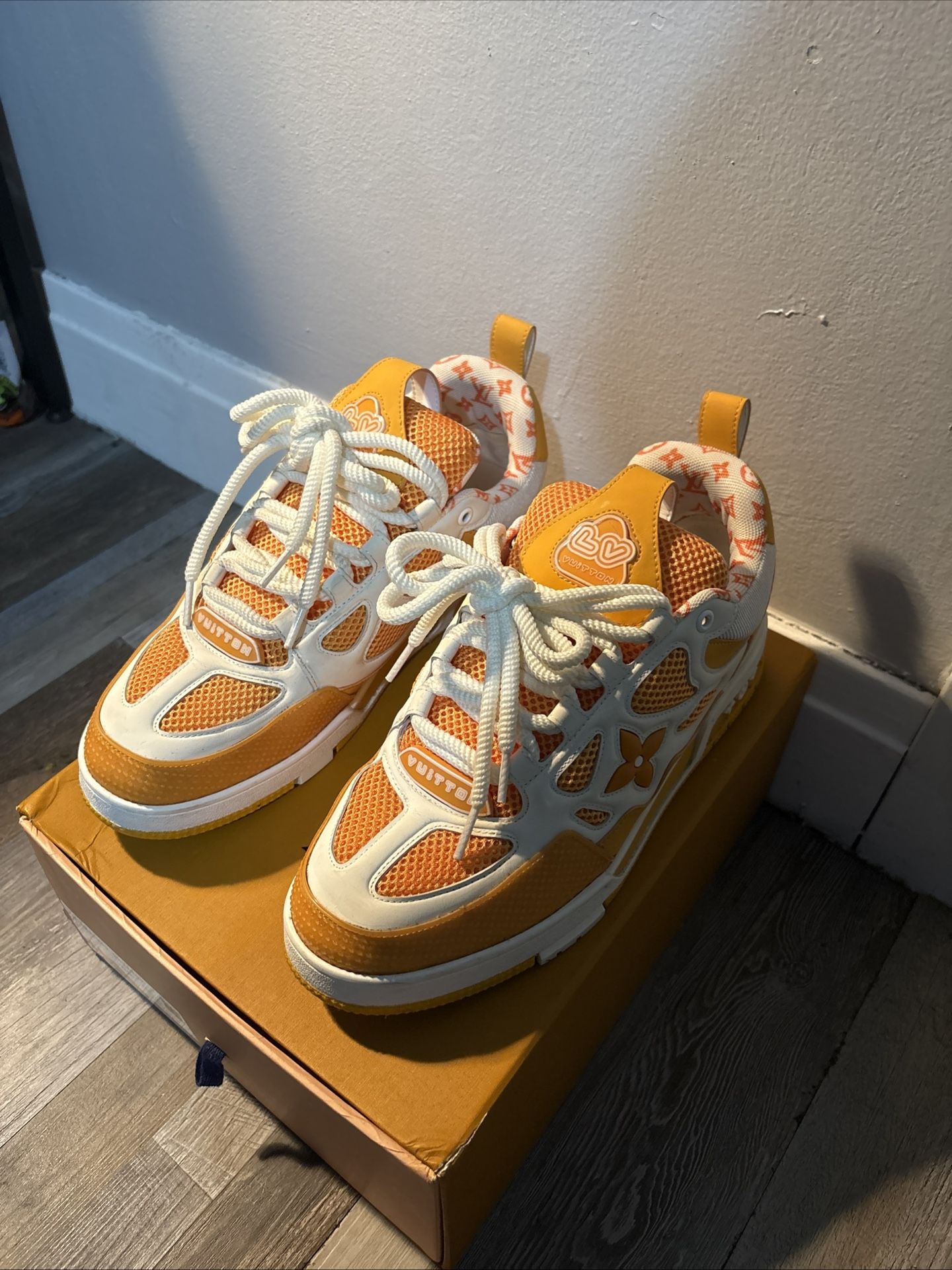 Louis Vuitton LV Skate Sneaker Orange