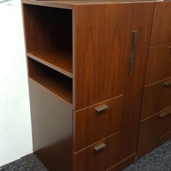 knoll combination cabinet 