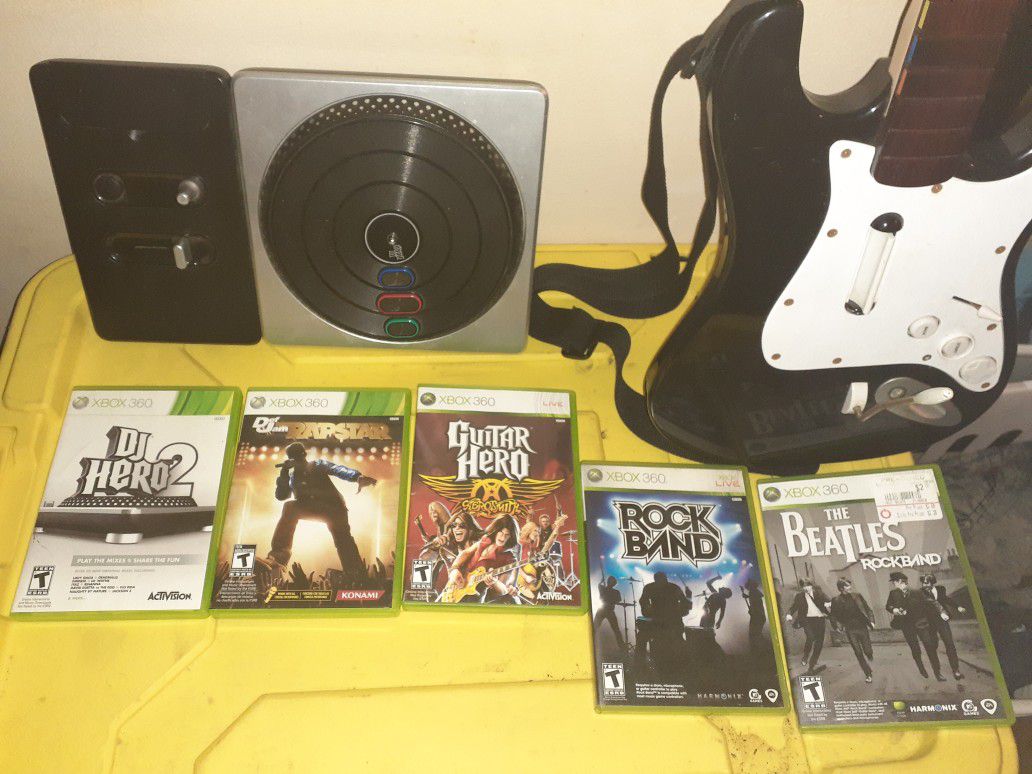 Guitar hero \DJ hero for Xbox 360